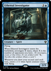 Investigador Etéreo / Ethereal Investigator - Magic: The Gathering - MoxLand